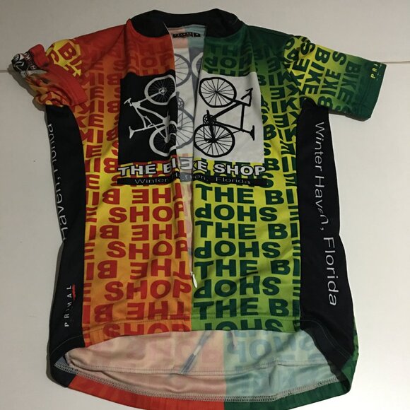 Primal Wear Cycling Jersey Mens Small The Bike Shop 3/4 Zip Shirt Road Spider - Picture 6 of 8